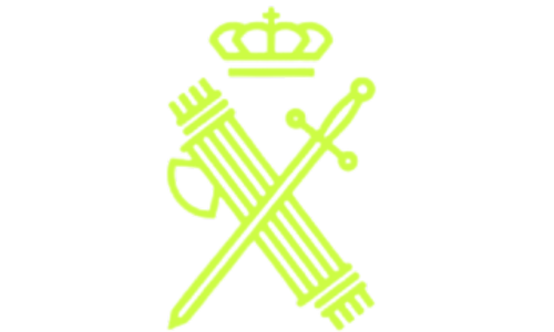 Escudo oficial de la Guardia Civil sin fondo