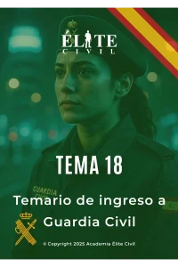 caractula tema 18 del temario de la guardia civil